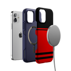 Storm Warning | Black & Red Stripes Case
