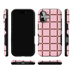 Uptown Gridlock | Pink Checkerboard Case