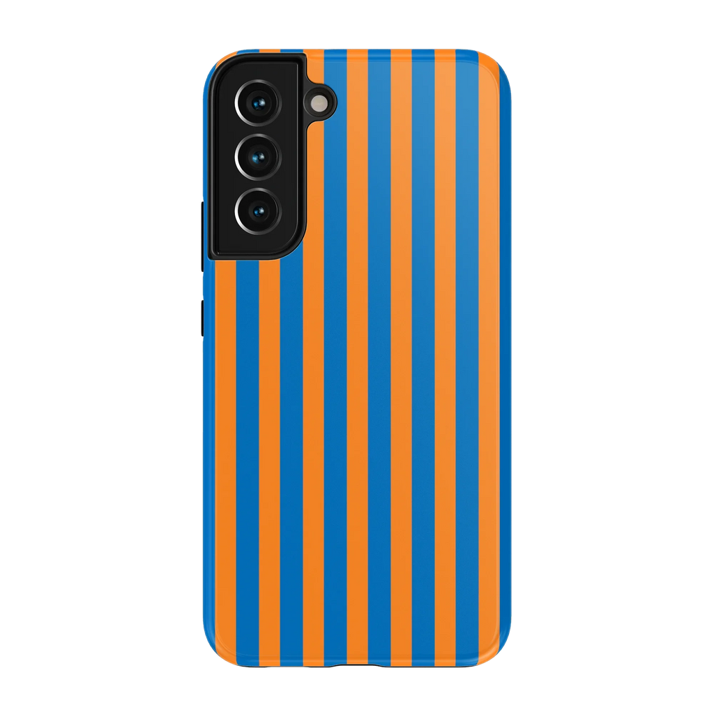 Go New York | Blue & Orange Stripes Case