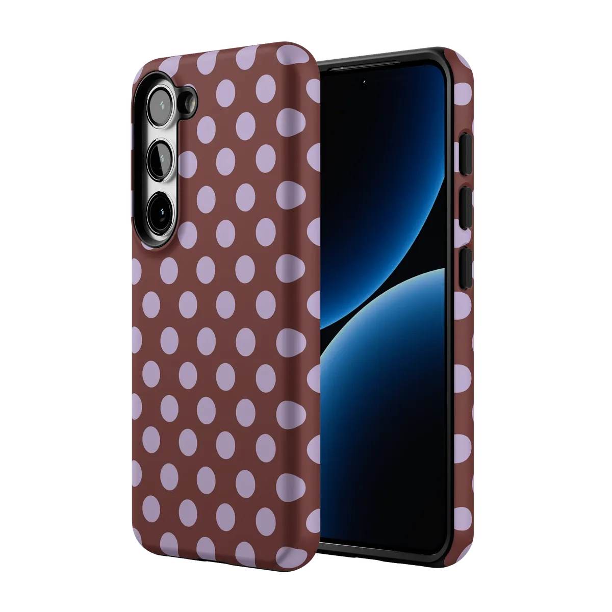 Spotted in SoHo | Burgundy Polka Dot Case