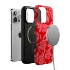 Final Rose | Red & Pink Floral Case