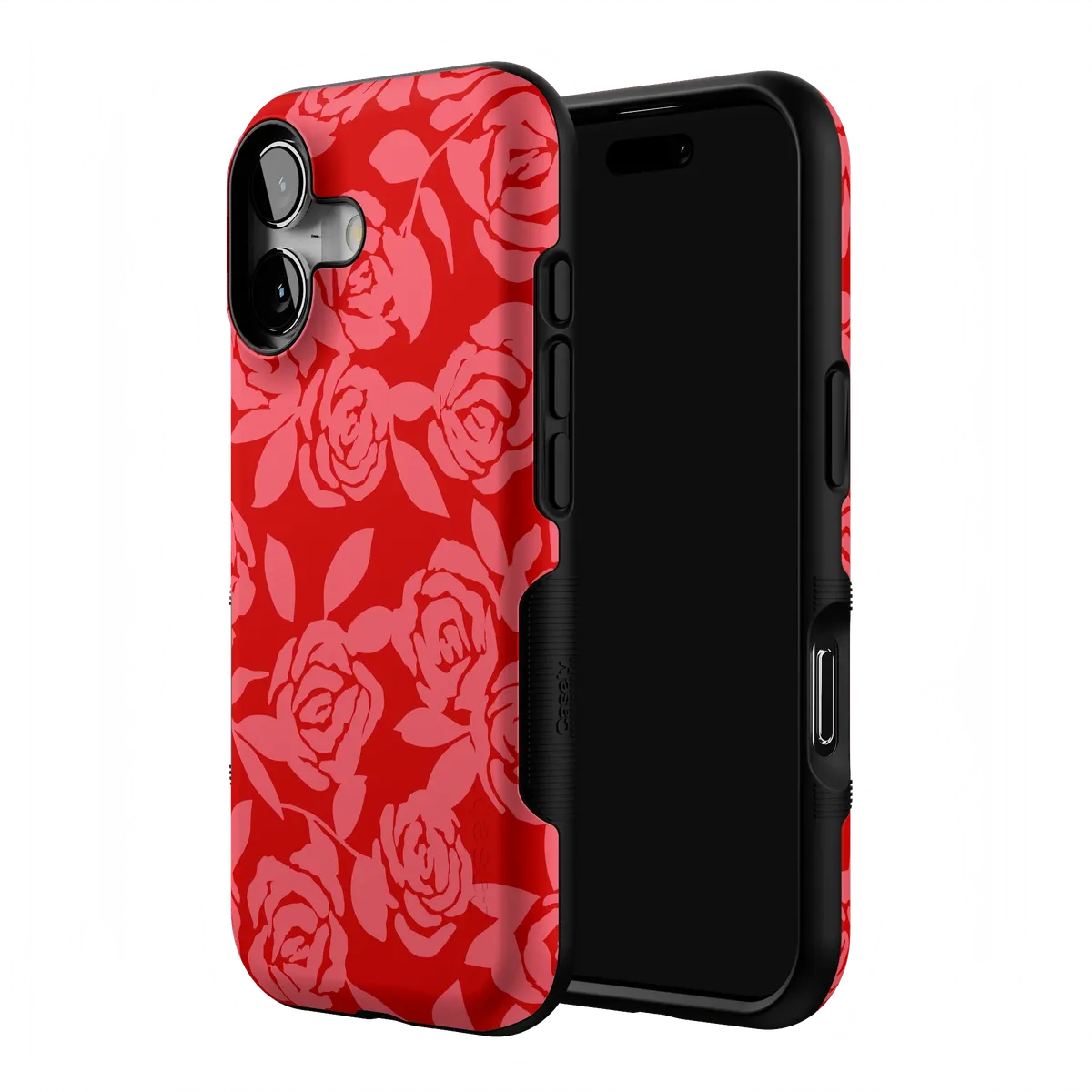 Final Rose | Red & Pink Floral Case