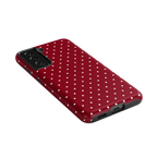 On the Dot | Maroon Polka Dot Case