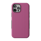 Stripes and the City | Pink & Purple Pinstripe Case