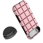 Uptown Gridlock | Pink Checkerboard Case