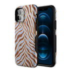 Untamed | Brown & Blue Zebra Case