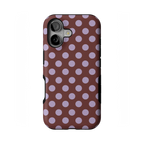 Spotted in SoHo | Burgundy Polka Dot Case