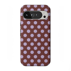 Spotted in SoHo | Burgundy Polka Dot Case