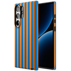 Go New York | Blue & Orange Stripes Case