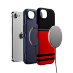 Storm Warning | Black & Red Stripes Case