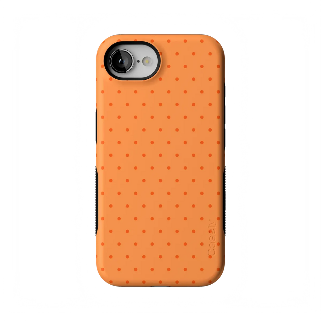 On the Dot | Orange Polka Dot Case