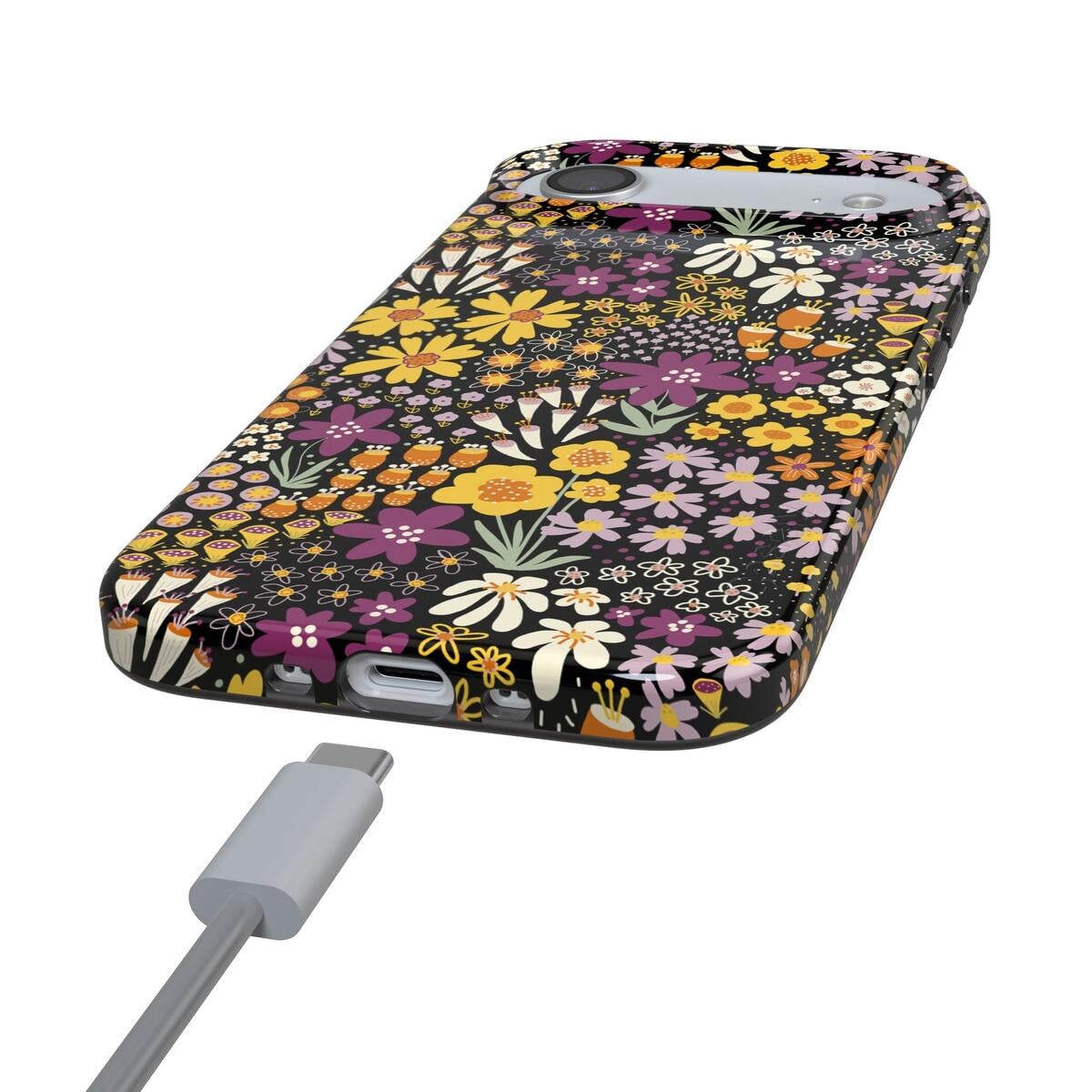 Falling for You | Plum Floral Case