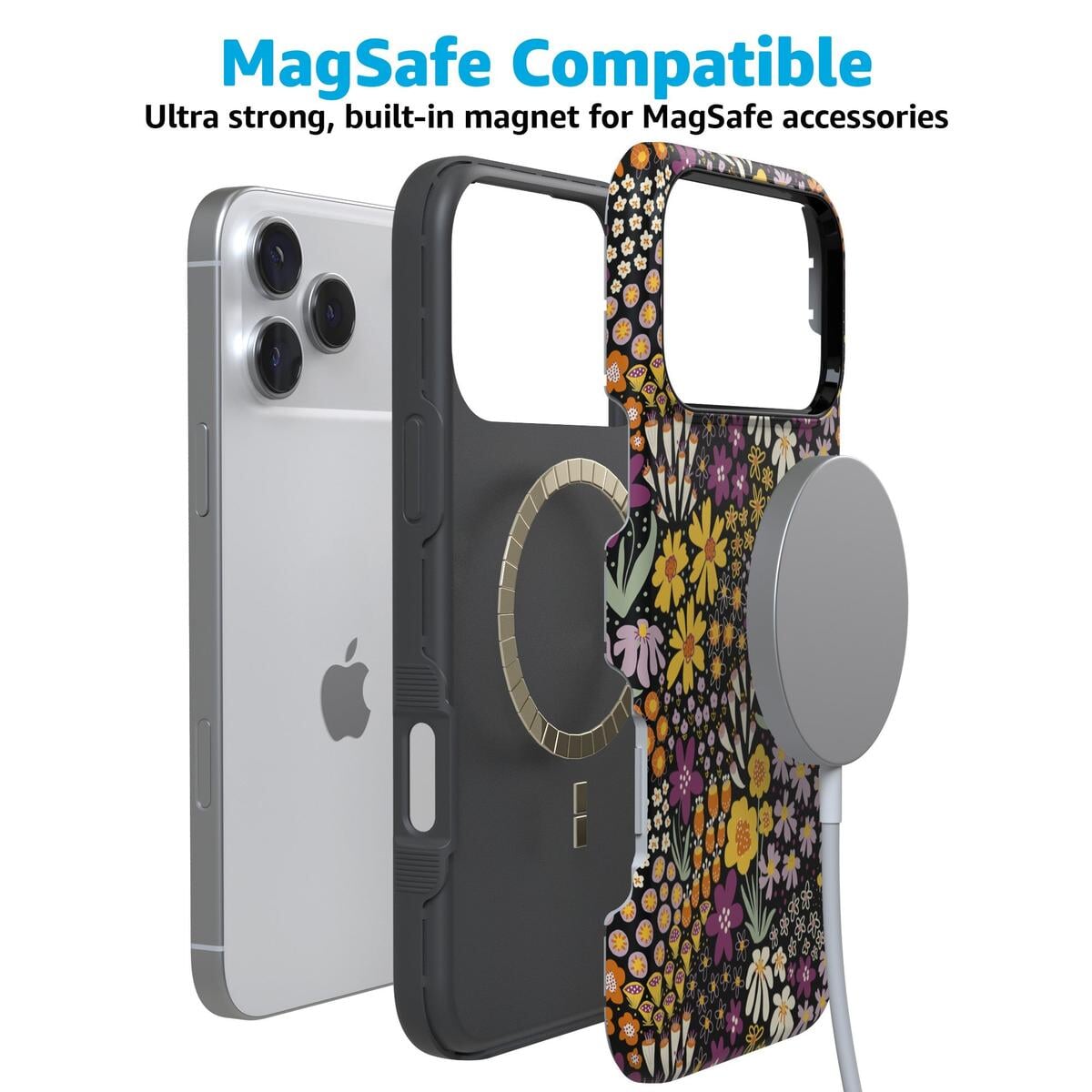 Falling for You | Plum Floral Case