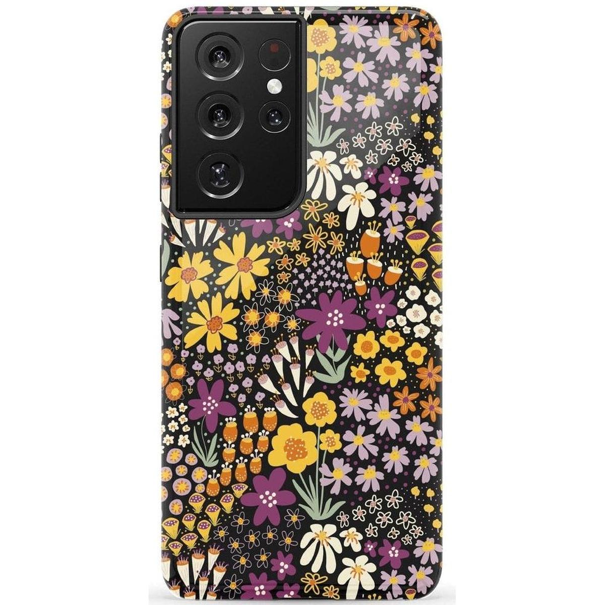 Falling for You | Plum Floral Samsung Case