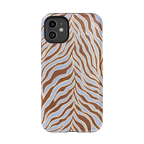 Untamed | Brown & Blue Zebra Case