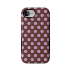 Spotted in SoHo | Burgundy Polka Dot Case