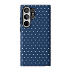 On the Dot | Navy Polka Dot Case