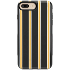Fine Lines | Mustard Yellow Pinstripe iPhone Case