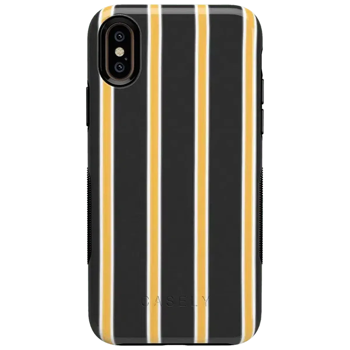 Fine Lines | Mustard Yellow Pinstripe iPhone Case