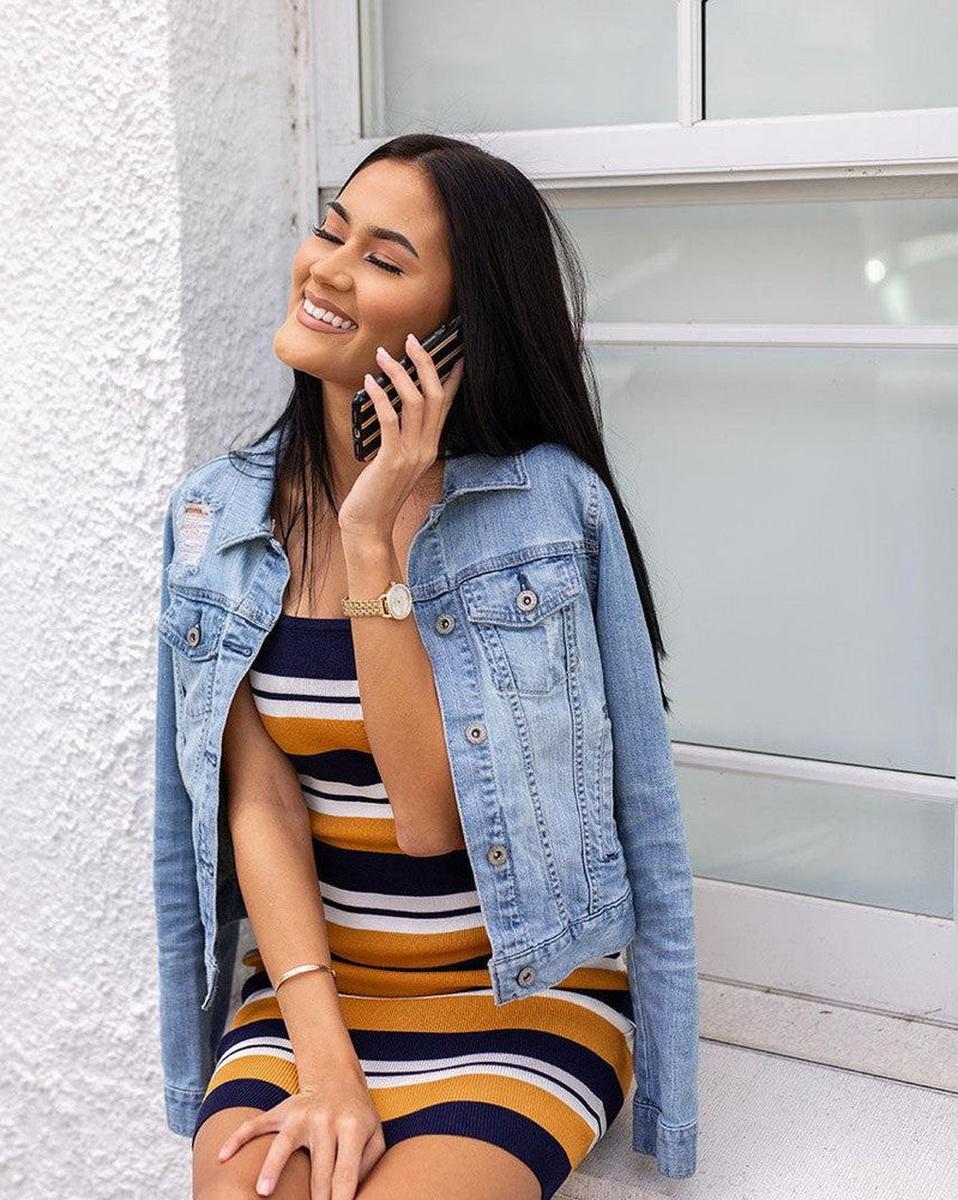 Fine Lines | Mustard Yellow Pinstripe iPhone Case