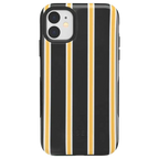 Fine Lines | Mustard Yellow Pinstripe iPhone Case