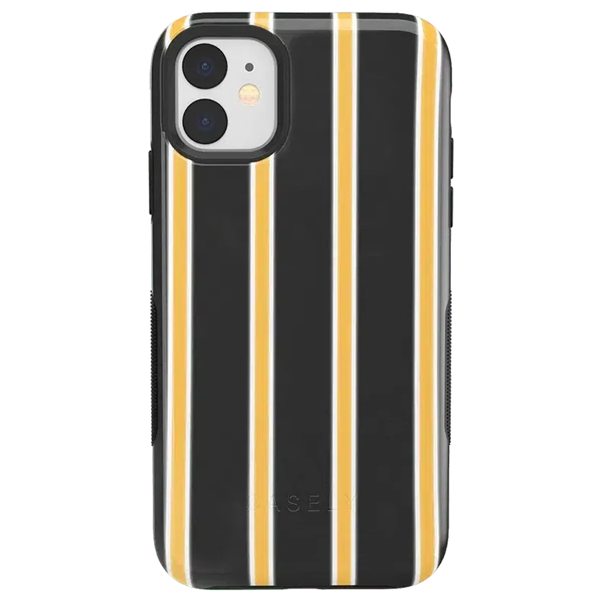 Fine Lines | Mustard Yellow Pinstripe iPhone Case