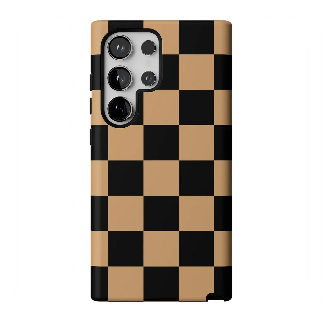 Fit Check | Black & Brown Checkerboard Case
