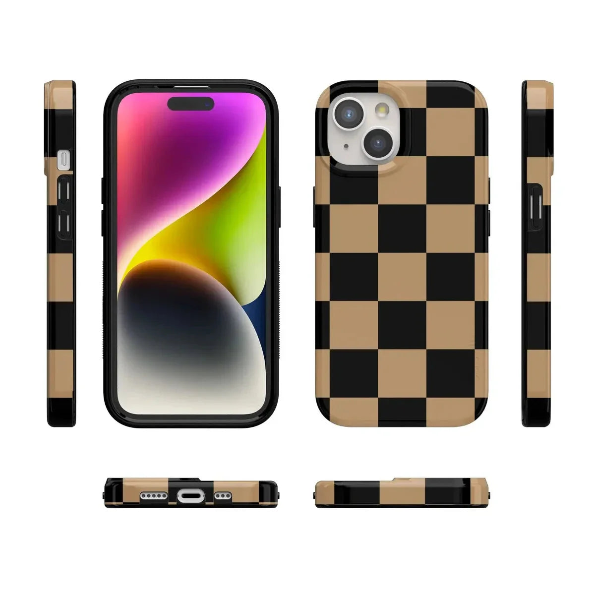 Fit Check | Black & Brown Checkerboard Case