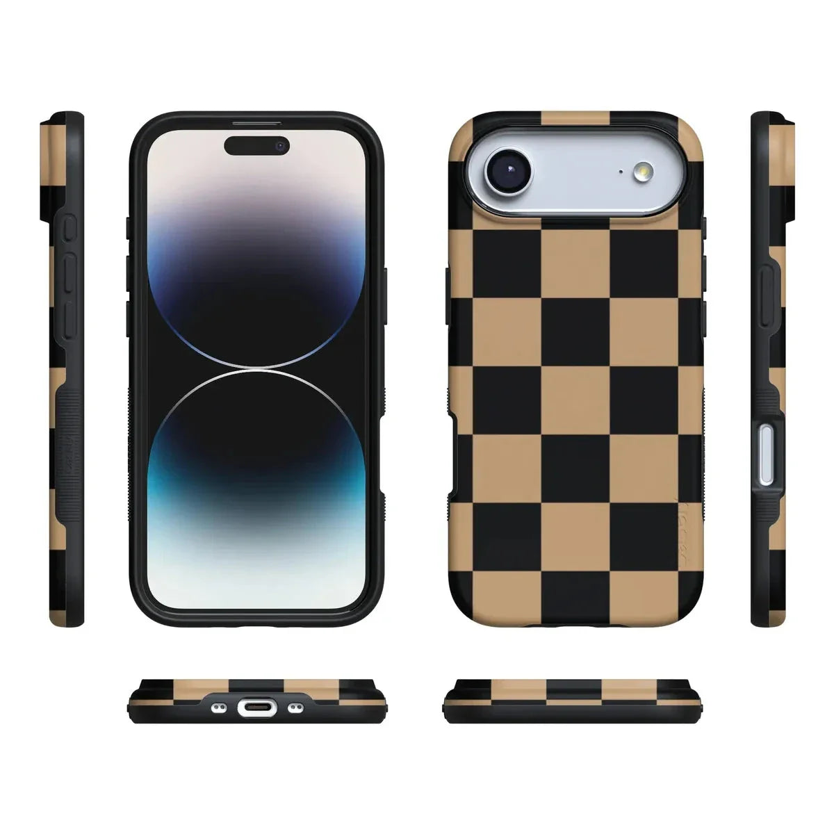Fit Check | Black & Brown Checkerboard Case