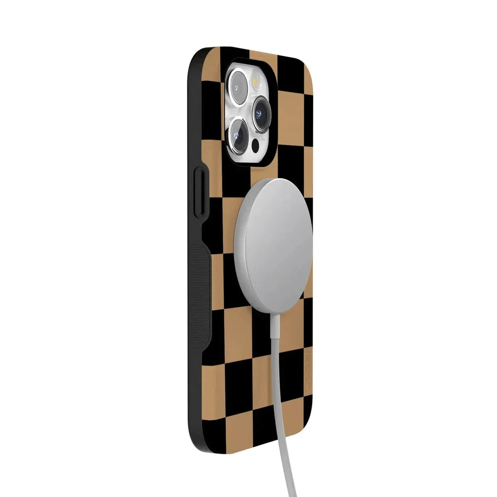 Fit Check | Black & Brown Checkerboard Case