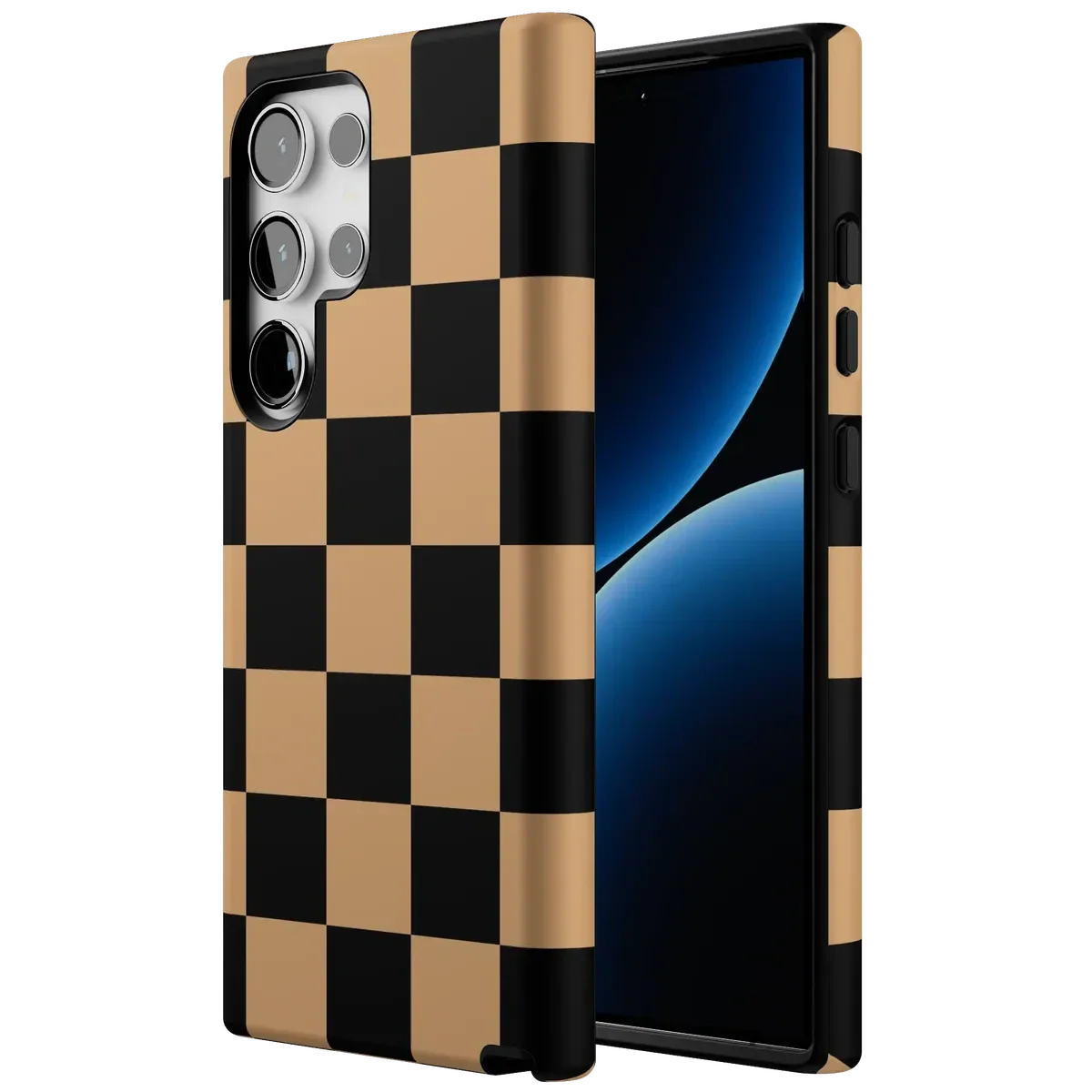 Fit Check | Black & Brown Checkerboard Case