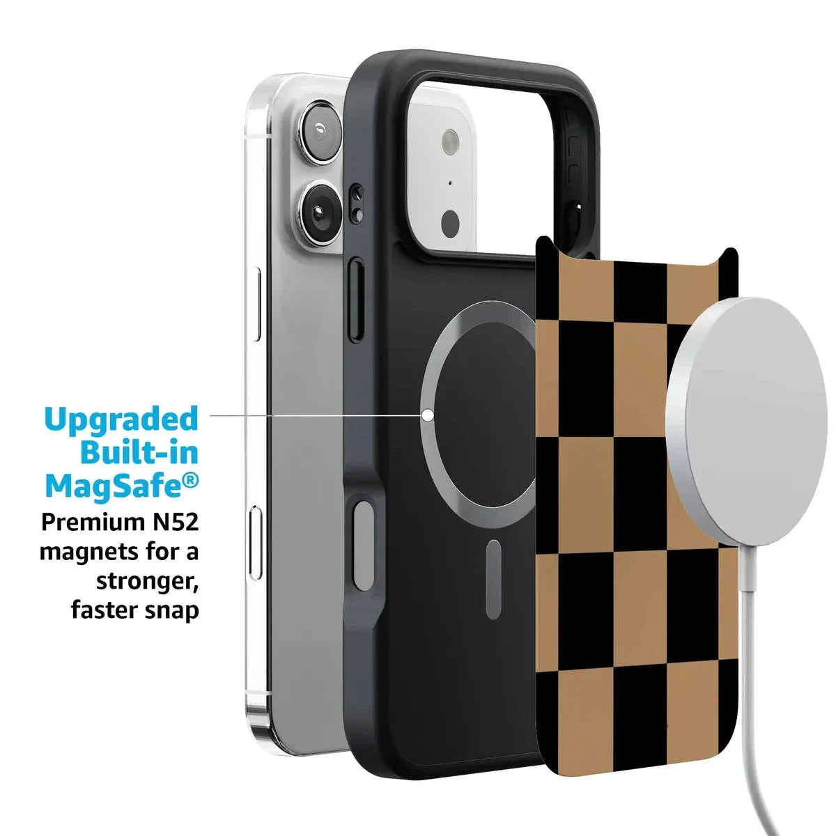 Fit Check | Black & Brown Checkerboard Case