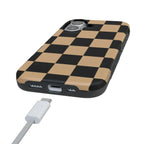 Fit Check | Black & Brown Checkerboard Case