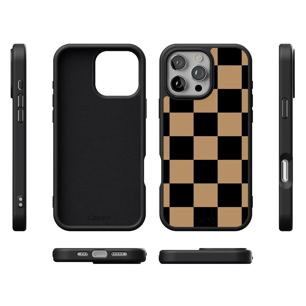 Fit Check | Black & Brown Checkerboard Case