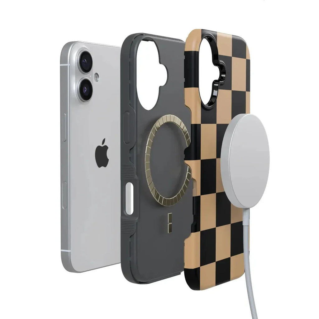 Fit Check | Black & Brown Checkerboard Case