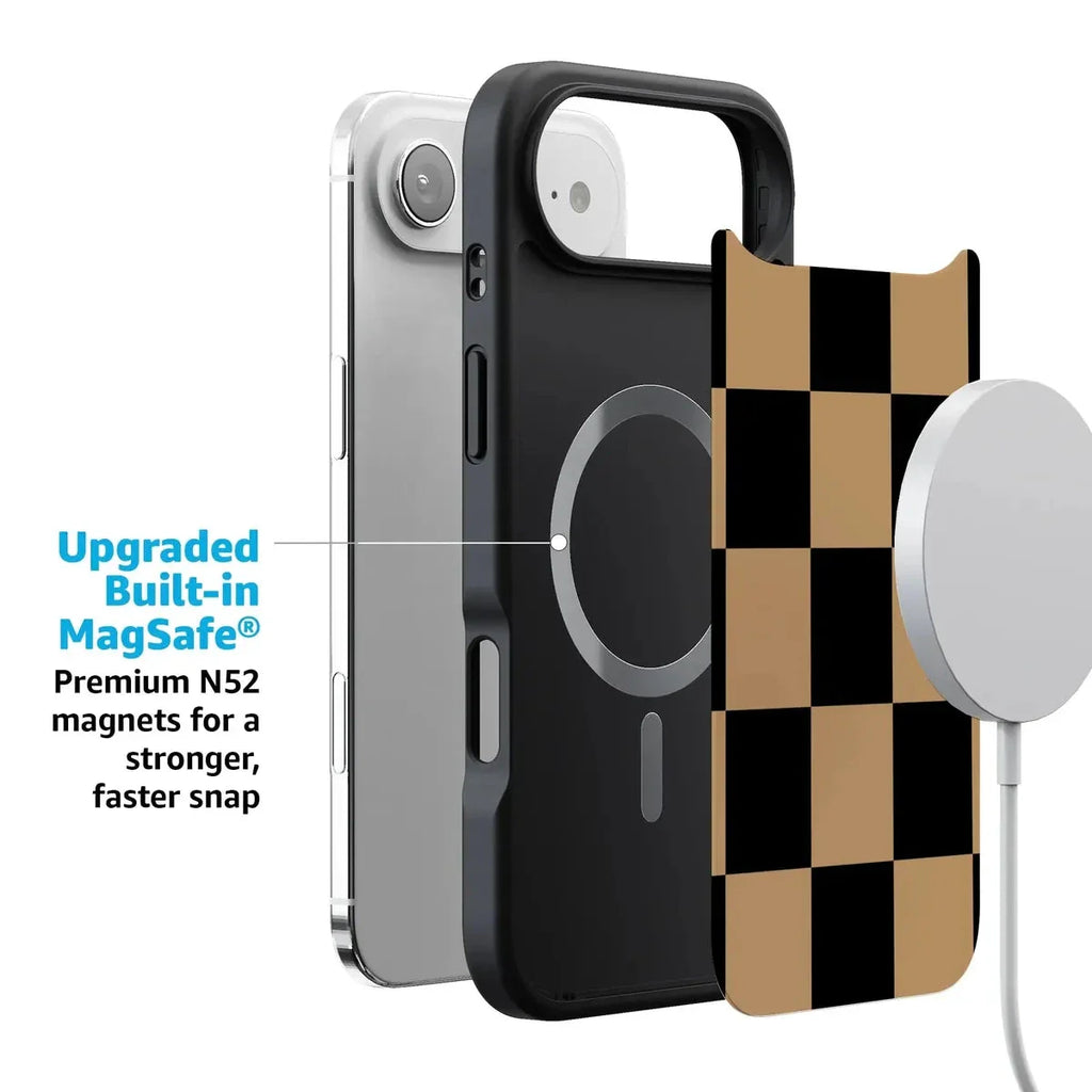 Fit Check | Black & Brown Checkerboard Case