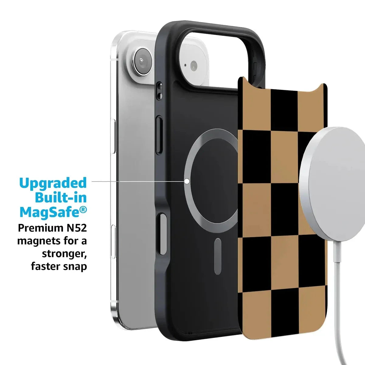 Fit Check | Black & Brown Checkerboard Case