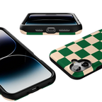 Fit Check | Green Checkerboard Case