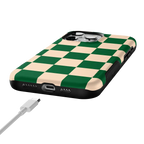 Fit Check | Green Checkerboard Case