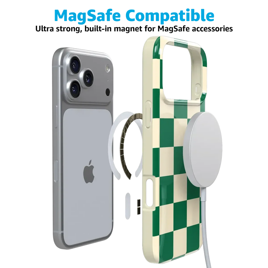 Fit Check | Green Checkerboard Case