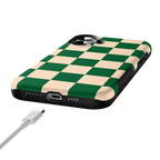 Fit Check | Green Checkerboard Case