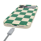 Fit Check | Green Checkerboard Case