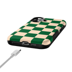 Fit Check | Green Checkerboard Case
