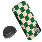 Fit Check | Green Checkerboard Case