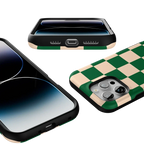 Fit Check | Green Checkerboard Case