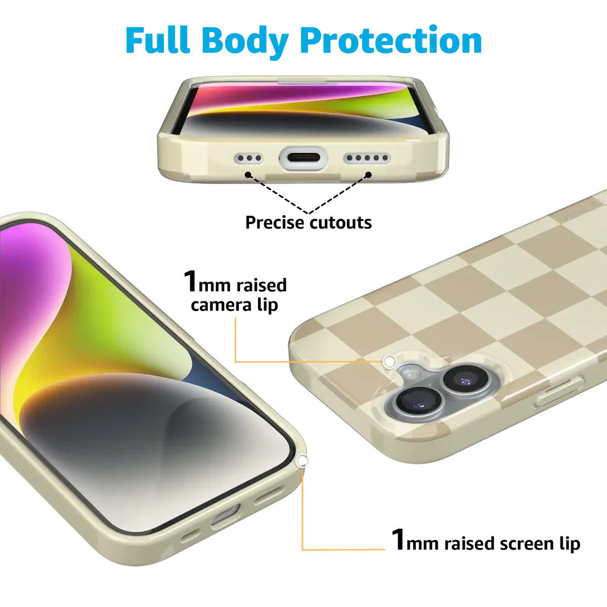 Fit Check | Neutral Checkerboard Case