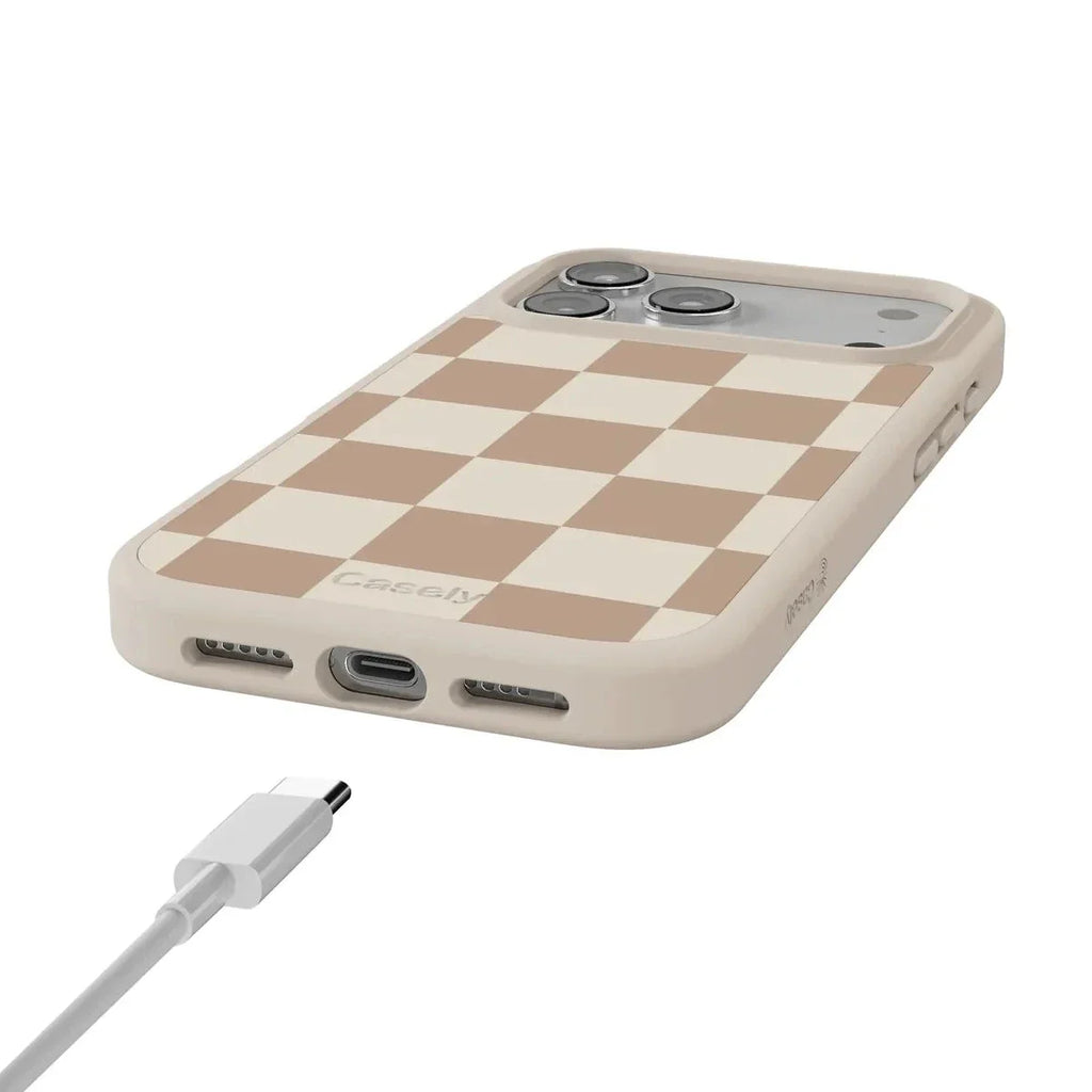 Fit Check | Neutral Checkerboard Case