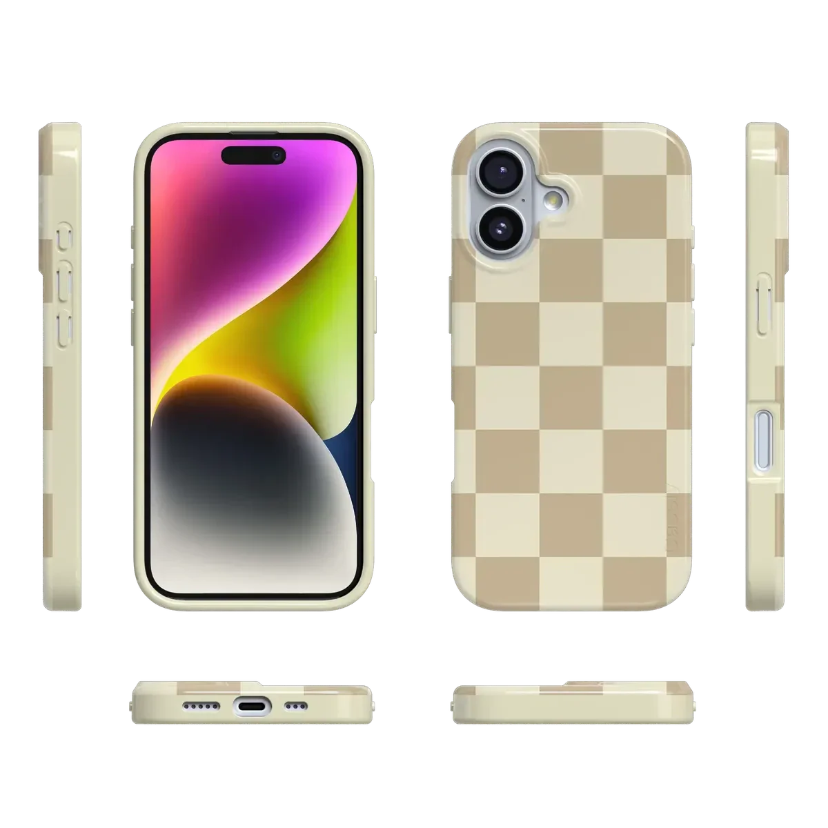 Fit Check | Neutral Checkerboard Case
