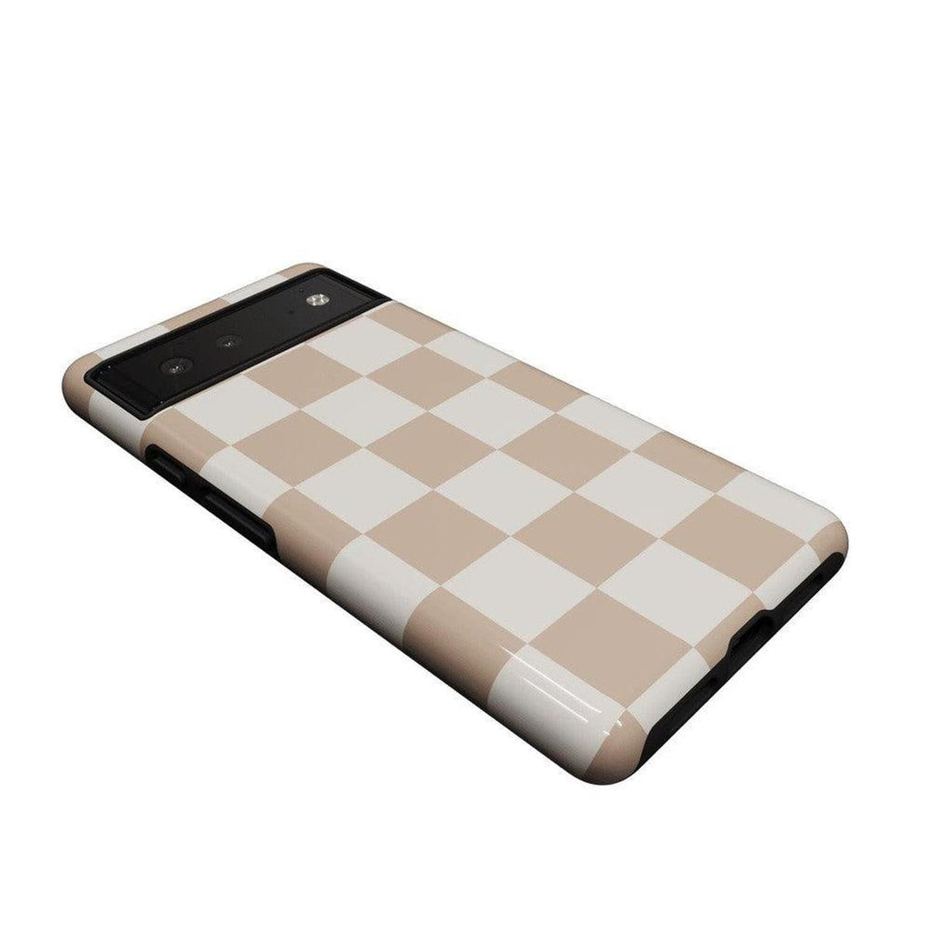 Fit Check | Neutral Checkerboard Google Pixel Case