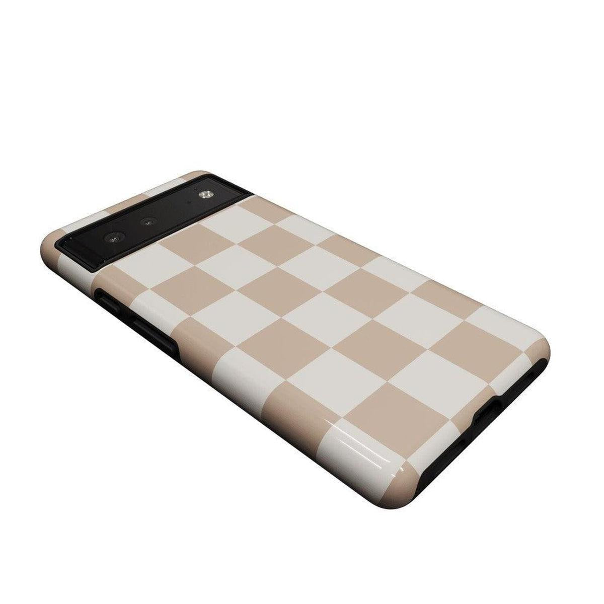 Fit Check | Neutral Checkerboard Google Pixel Case